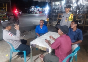 Polsek Sungai Raya Perkuat Patroli Malam untuk Menjaga Stabilitas Kamtibmas di Wilayah Hukum