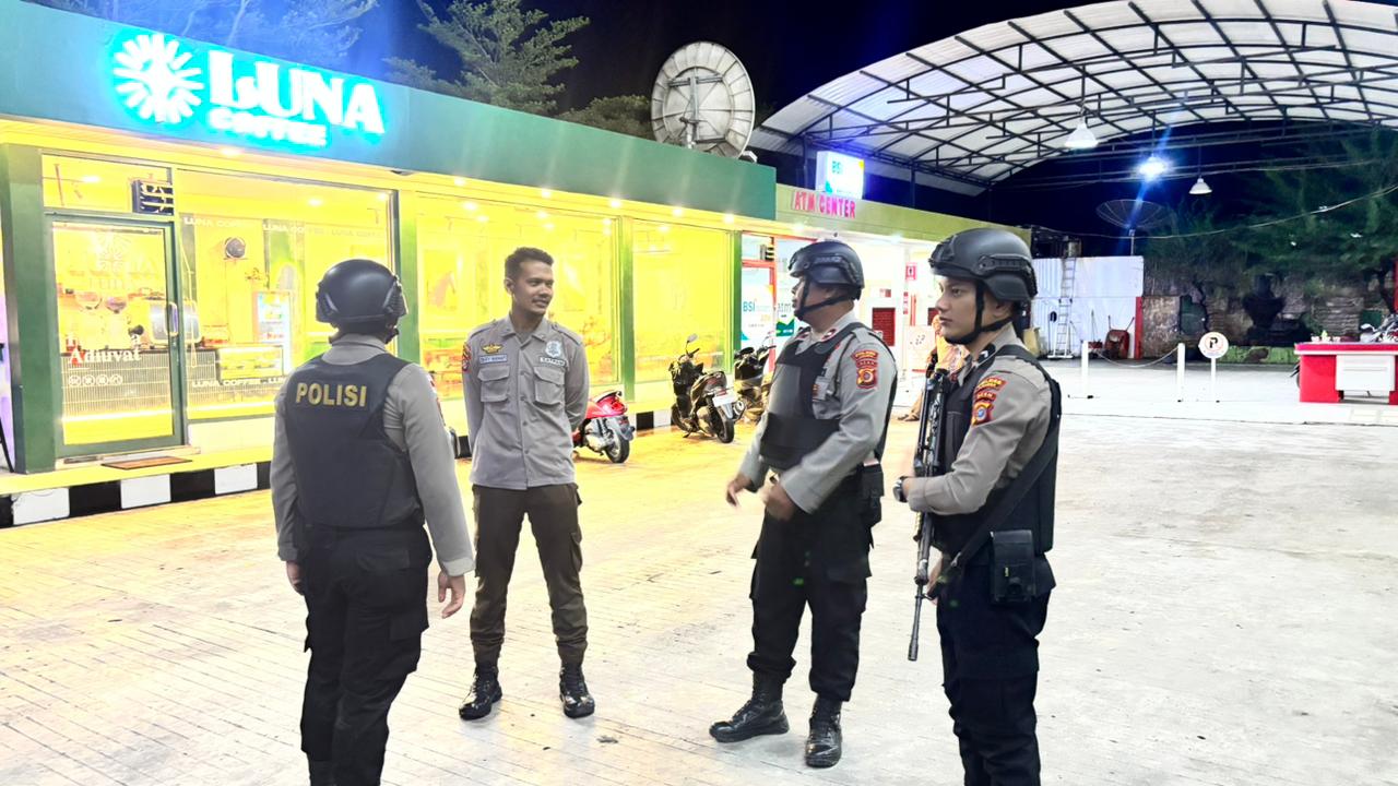Patroli Perintis Presisi Sat Samapta Polres Langsa Perkuat Keamanan Wilayah pada Malam Hari