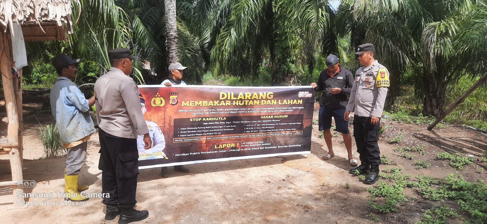 Polsek Sungai Raya Tingkatkan Patroli Karhutla untuk Cegah Kebakaran Hutan dan Lahan