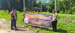 Polsek Rantau Selamat Intensifkan Patroli Karhutla untuk Cegah Kebakaran Hutan dan Lahan