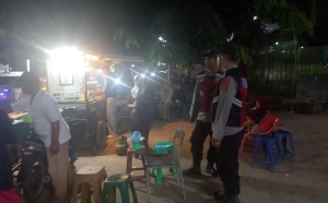 Polsek Manyak Payed Gelar Patroli Malam di Sejumlah Titik Strategis untuk Menjaga Kamtibmas