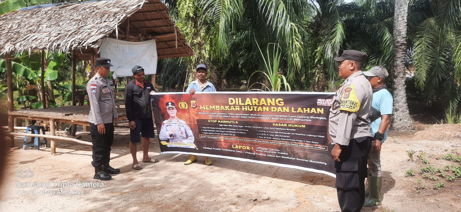 Polsek Sungai Raya Intensifkan Patroli Karhutla untuk Cegah Kebakaran Hutan dan Lahan