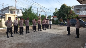 Apel Pagi Polsek Langsa Jadi Sarana Penguatan Disiplin dan Pengawasan Kinerja Personel