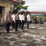 Apel Pagi Polsek Langsa Timur Perkuat Pengawasan dan Kesiapan Personel Dalam Pelaksanaan Tugas