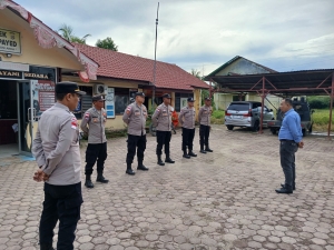 Apel Pagi Polsek Manyak Payed Tingkatkan Disiplin dan Kesiapan Personel Dalam Bertugas