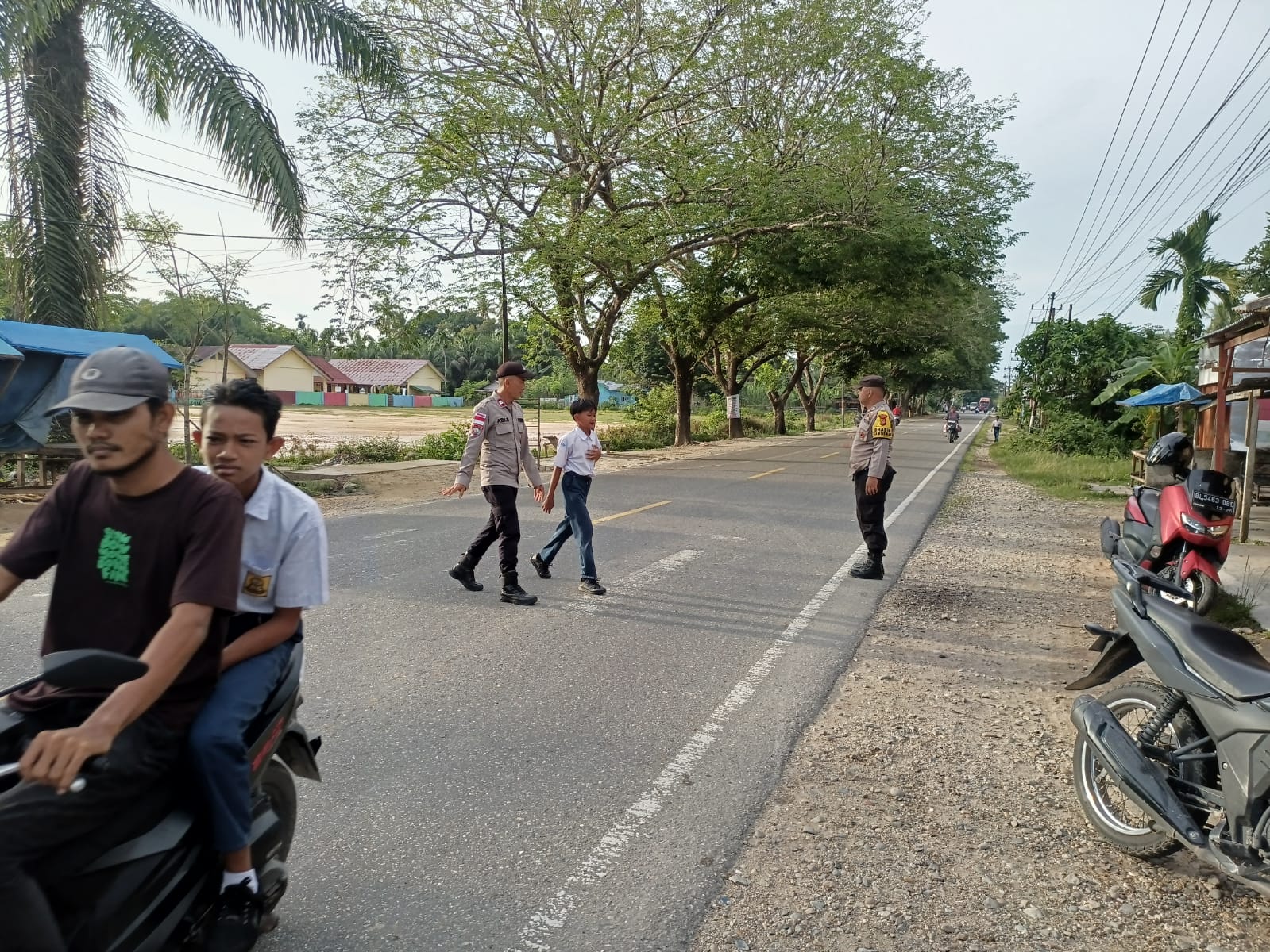 Polsek Sungai Raya Optimalkan Protap 01 untuk Dukung Keselamatan Pelajar dan Pengguna Jalan