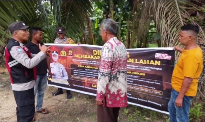 Polsek Rantau Selamat Intensifkan Patroli Karhutla di Wilayah Rawan Kebakaran Lahan