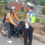 Satlantas Polres Langsa Tindak Tegas Pengguna Knalpot Brong Melalui Patroli Hunting System