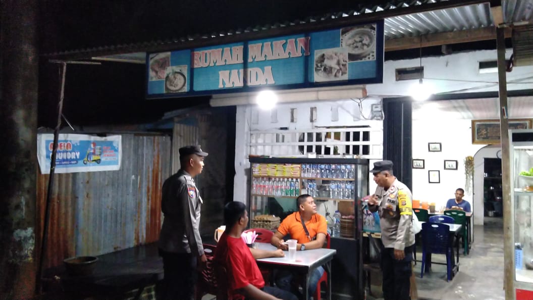 Patroli Malam Polsek Langsa Barat Tingkatkan Pengawasan Demi Menjaga Kondusivitas Wilayah
