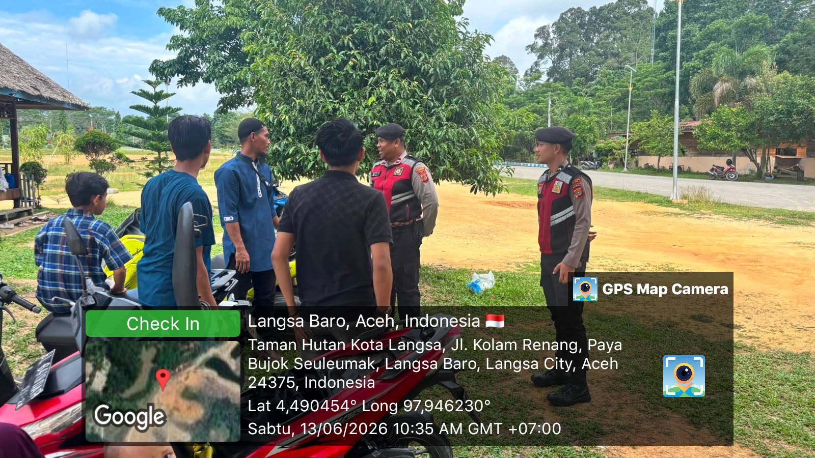 Patroli Perintis Presisi Sat Samapta Polres Langsa Perkuat Keamanan Wilayah Kota