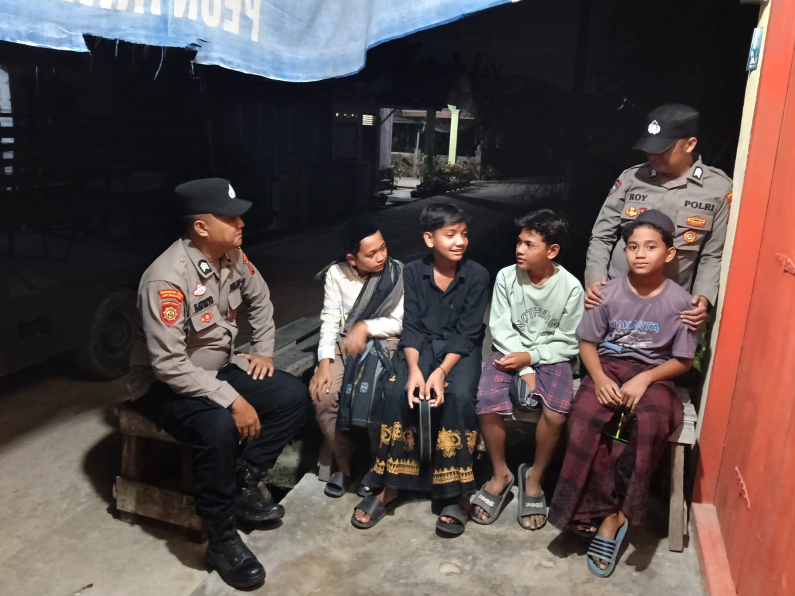 Patroli Malam Polsek Birem Bayeun Tingkatkan Rasa Aman di Tengah Masyarakat