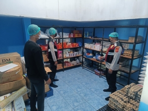 Polsek Manyak Payed Intensifkan Pengawasan Dapur SPPG untuk Dukung Kelancaran Program MBG