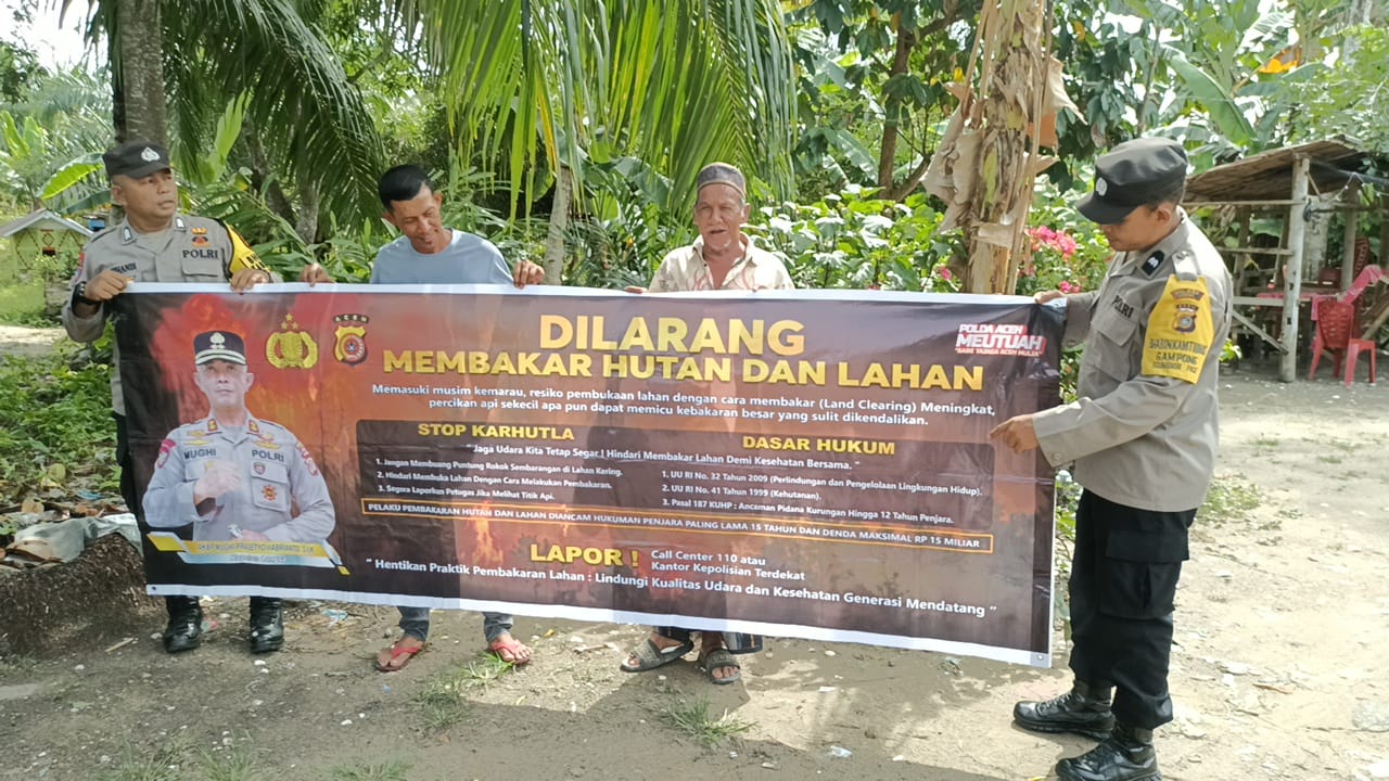 Patroli Karhutla Sungai Raya Fokus Cegah Kebakaran Lahan di Musim Kemarau