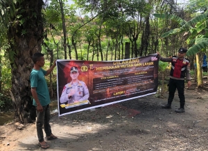 Polsek Rantau Selamat Perkuat Upaya Pencegahan Karhutla Melalui Patroli Wilayah Rawan