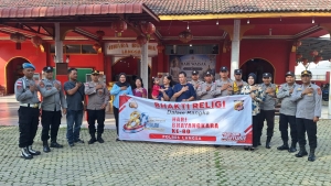 Sambut Hari Bhayangkara ke-80, Polsek Langsa Gelar Bakti Religi di Vihara Buddha Langsa
