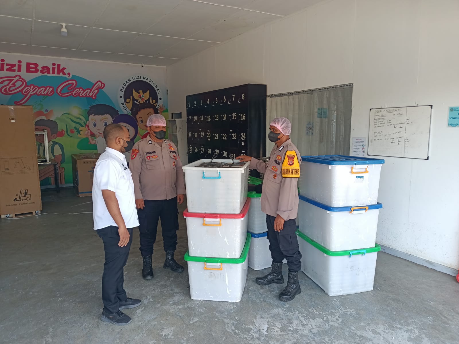 Polsek Langsa Barat Pastikan Standar Operasional Dapur MBG Berjalan Optimal