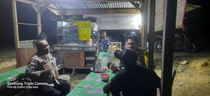 Patroli Malam Polsek Sungai Raya Jaga Stabilitas Kamtibmas di Wilayah Kecamatan Sungai Raya
