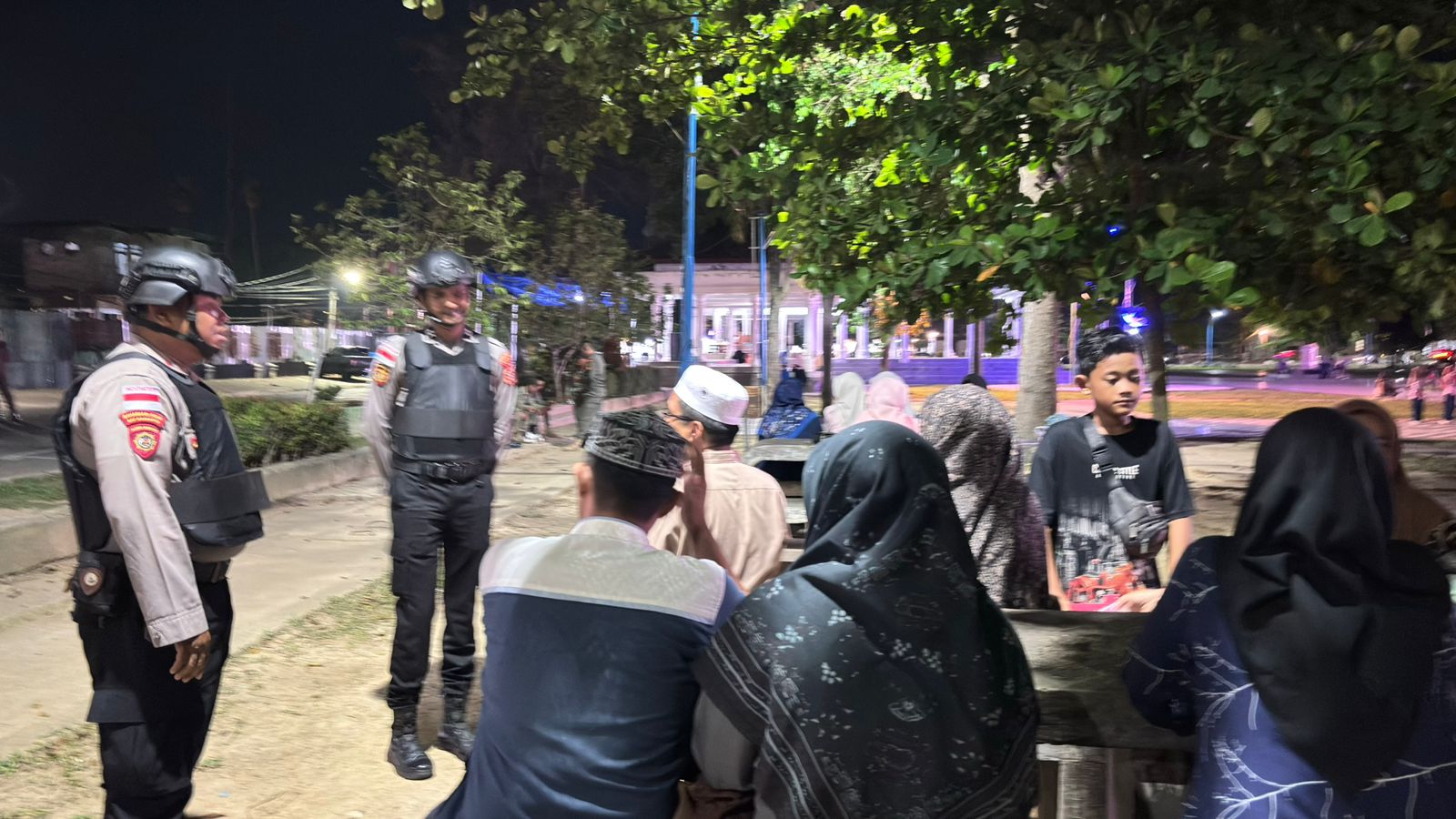 Patroli Perintis Presisi Sat Samapta Polres Langsa Perkuat Keamanan Malam Hari