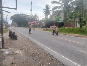 Polsek Sungai Raya Intensifkan Protap 01 untuk Wujudkan Kamseltibcarlantas di Kawasan Sekolah