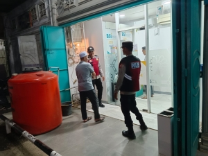 Patroli Malam Polsek Manyak Payed Jaga Stabilitas Kamtibmas di Kawasan Permukiman dan Perbankan