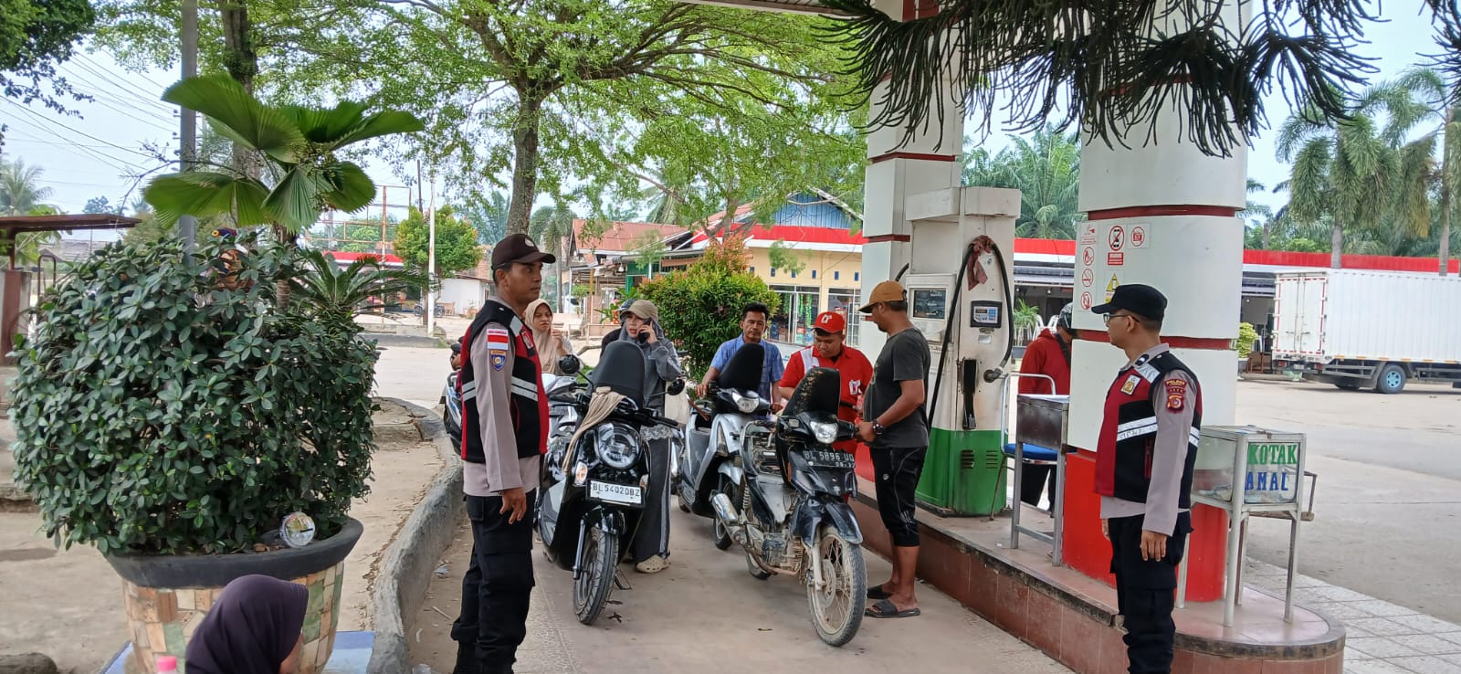 Polsek Manyak Payed Tingkatkan Patroli Harkamtibmas di Wilayah Rawan Aktivitas Masyarakat
