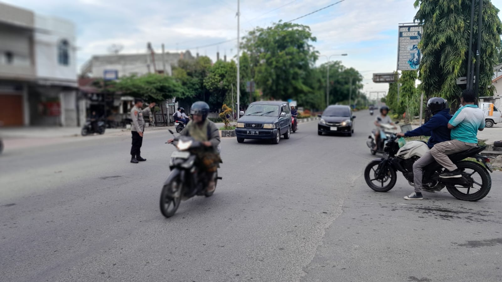 Polsek Langsa Barat Gelar Protap 01 di Titik Rawan Lalu Lintas untuk Tingkatkan Pelayanan Publik dan Kamtibmas