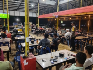 Polsek Birem Bayeun Monitoring Nobar Piala Dunia 2026 untuk Jaga Kamtibmas Tetap Kondusif