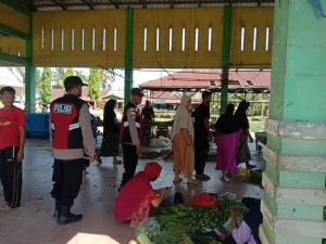 Patroli Siang Polsek Manyak Payed Jaga Stabilitas Kamtibmas di Kawasan Tualang Baro