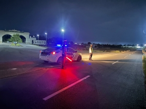 Patroli Blue Light Satlantas Polres Langsa Jaga Keamanan Jalur Nasional