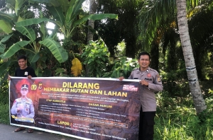 Polsek Rantau Selamat Tingkatkan Patroli Karhutla Antisipasi Kebakaran Hutan dan Lahan