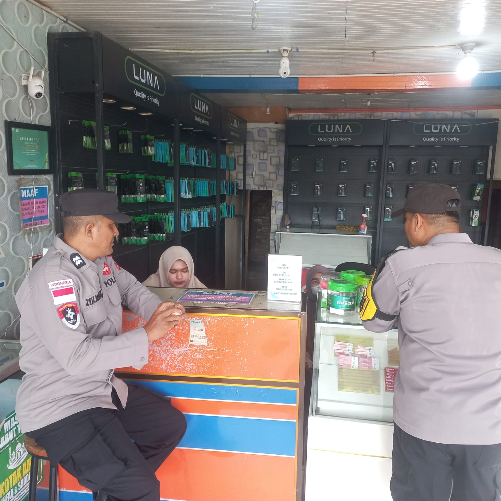 Polsek Sungai Raya Laksanakan Patroli Harkamtibmas untuk Antisipasi Guantibmas