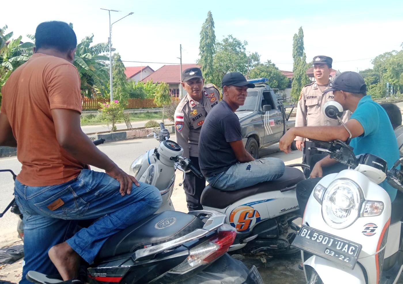 Polsek Langsa Gencarkan Patroli Antipremanisme untuk Jaga Kondusivitas Wilayah