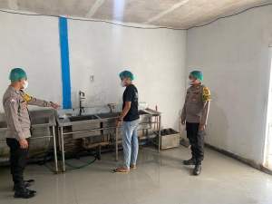 Polsek Langsa Timur Monitoring Dapur SPPG untuk Dukung Kelancaran Program MBG