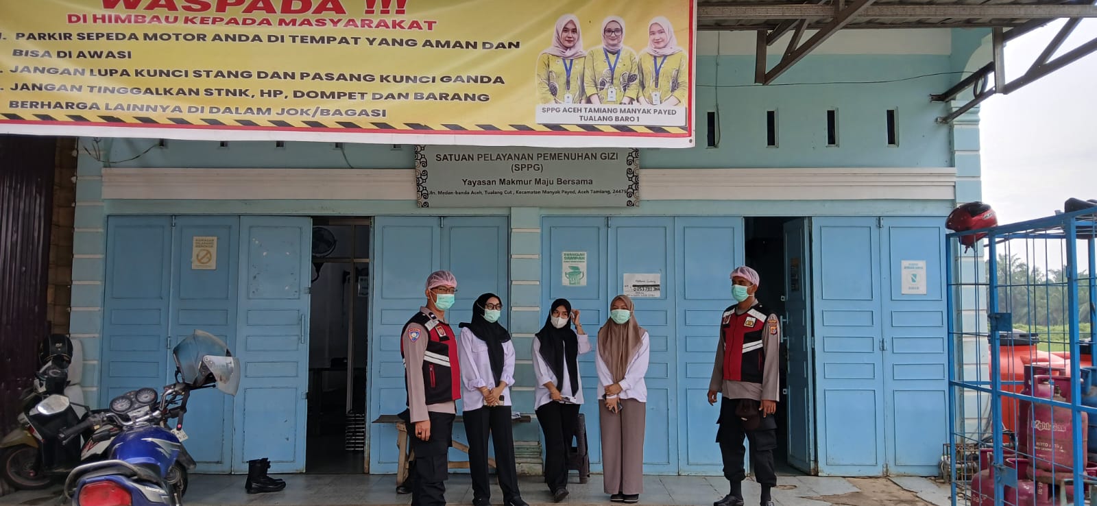 Polsek Manyak Payed Monitoring Dapur SPPG Selama Masa Libur Program MBG