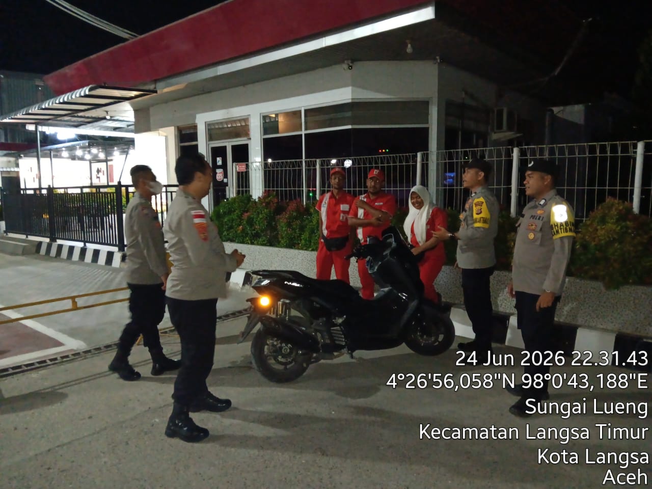 Polsek Langsa Timur Perkuat Patroli Malam Demi Menjaga Stabilitas Kamtibmas