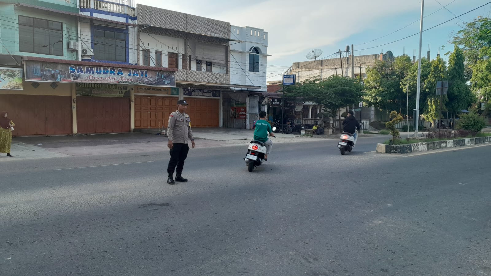 Polsek Langsa Barat Intensifkan Gatur Pagi untuk Wujudkan Kamseltibcarlantas