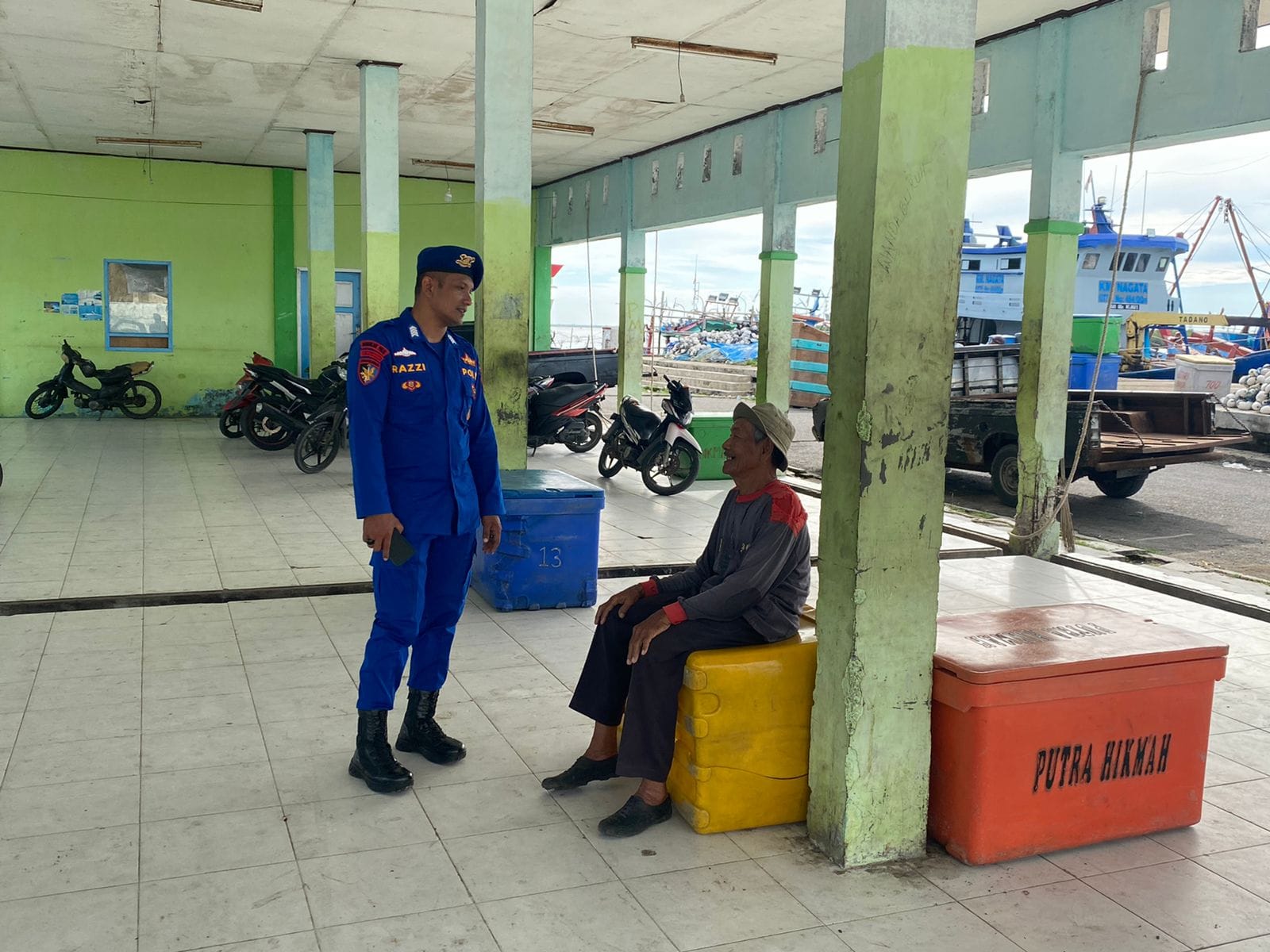Sat Polairud Polres Langsa Perkuat Pengawasan Keselamatan Pelayaran di Kuala Langsa