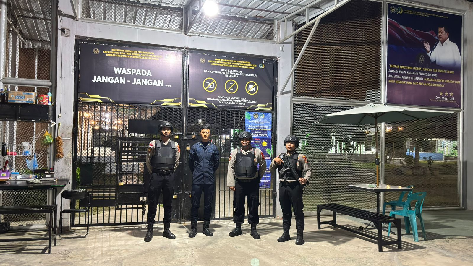 Patroli Perintis Presisi Sat Samapta Jaga Kondusivitas Malam di Kota Langsa