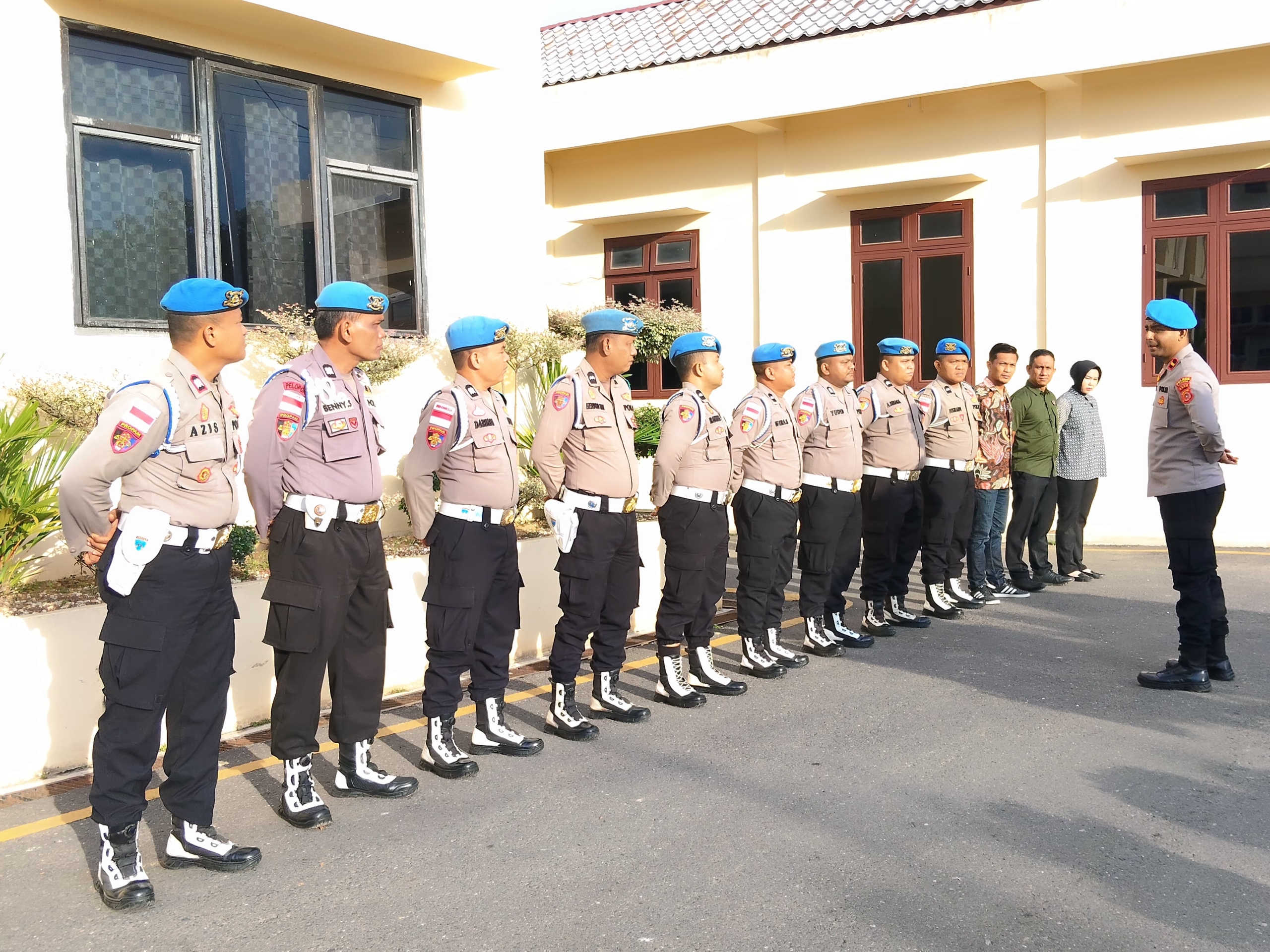 Sipropam Polres Langsa Gelar Apel Fungsi untuk Tingkatkan Disiplin dan Profesionalisme Personel