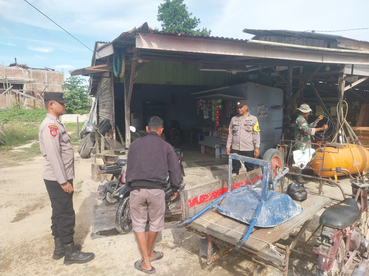 Patroli Siang Polsek Langsa Barat Perkuat Stabilitas Kamtibmas di Wilayah Langsa Baro