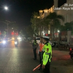Satlantas Polres Langsa Amankan Arus Lalu Lintas pada Pembukaan Festival Santri Meuseraya ke-2