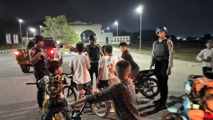 Patroli Perintis Presisi Sat Samapta Polres Langsa Jaga Kondusivitas Wilayah