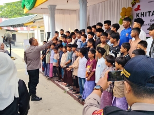 Polres Langsa Gelar Khitan Massal Sambut Hari Bhayangkara ke-80