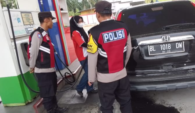 Patroli Dialogis Polsek Rantau Selamat Perkuat Keamanan Kawasan Permukiman dan Objek Vital