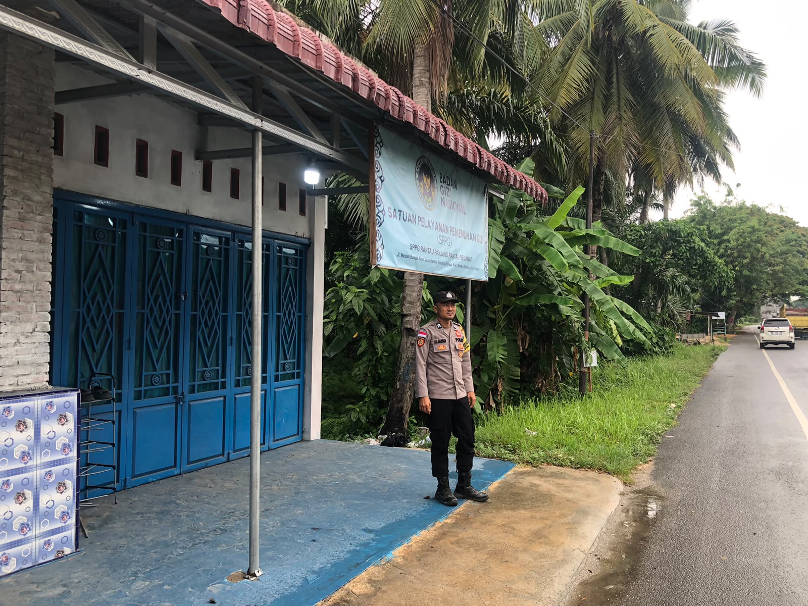Polsek Rantau Selamat Monitoring Dapur MBG untuk Pastikan Standar Pelayanan Tetap Terjaga