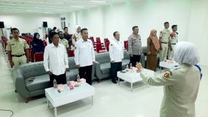 Kasat Binmas Polres Langsa Hadiri Pembukaan Pelatihan Kepemimpinan Menwa IAIN Langsa