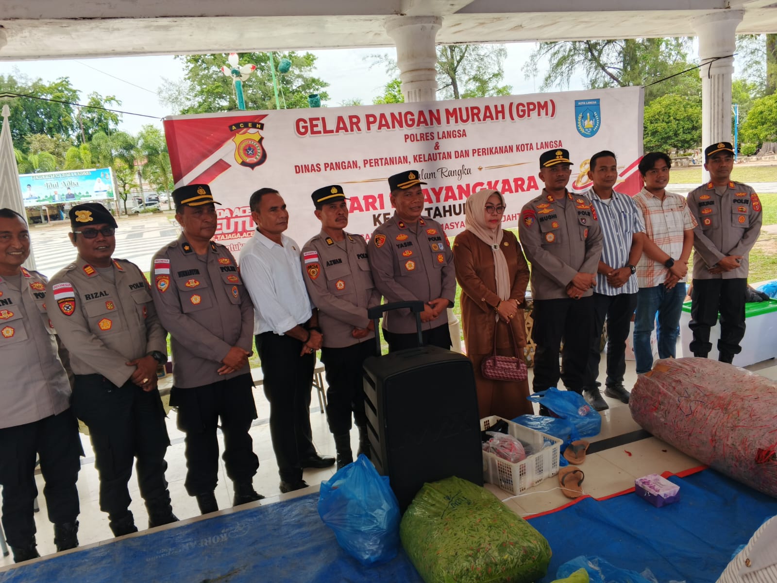 Polres Langsa Gelar Pasar Murah Peringati Hari Bhayangkara ke-80