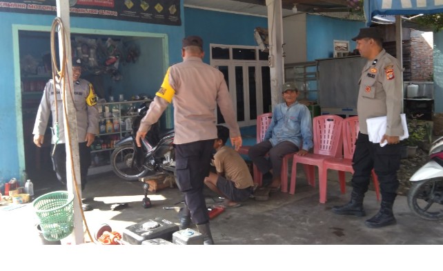 Polsek Langsa Barat Perkuat Patroli Harkamtibmas Melalui Sambang Gampong
