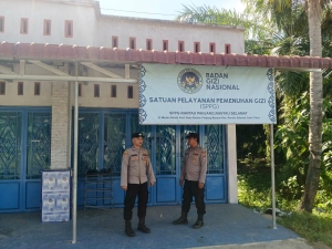 Polsek Rantau Selamat Laksanakan Monitoring Dapur MBG untuk Mendukung Program Makan Bergizi Gratis