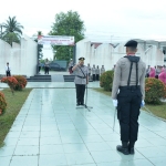 Wakapolres Langsa Pimpin Upacara Ziarah TMP dalam Rangka Hari Bhayangkara ke-80 Tahun 2026 di Taman Makam Pahlawan Paya Bujuk Seulemak